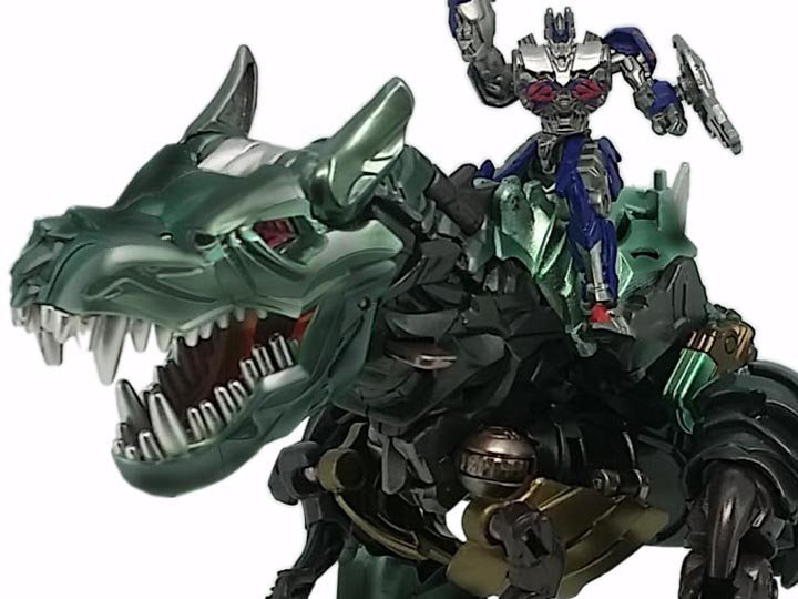 Takara Tomy MB-09 Dinobot Grimlock & Optimus Prime “Dainoraido” (Movie 10th Anniversary)