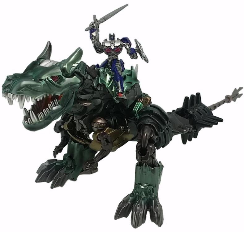 Takara Tomy MB-09 Dinobot Grimlock & Optimus Prime “Dainoraido” (Movie 10th Anniversary)